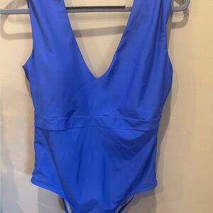 Women’s size 12 Azure blue Ruched backflip summer salt  brand swimsuit